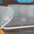 Transparent acrylic plastic plexiglass light guide panel